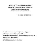 Preview for 3 page of Sauber SHCMW45B Operation Manual