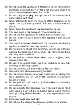 Preview for 12 page of Sauber VCE-125693.1 Instructions For Use Manual