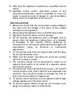 Preview for 7 page of Sauber VE 108317.1 Safety Instructions