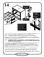 Предварительный просмотр 34 страницы Sauder 101702 Manual