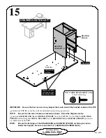 Предварительный просмотр 19 страницы Sauder 1034-290 Assembly Instructions Manual