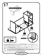 Предварительный просмотр 21 страницы Sauder 1034-290 Assembly Instructions Manual