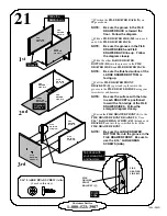 Предварительный просмотр 25 страницы Sauder 1034-290 Assembly Instructions Manual