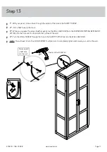 Предварительный просмотр 17 страницы Sauder 168-0094-8 Manual