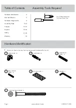 Предварительный просмотр 2 страницы Sauder 211-4724 Assembly Instructions Manual