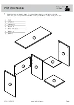 Предварительный просмотр 3 страницы Sauder 211-4724 Assembly Instructions Manual