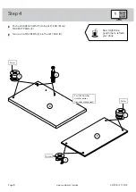 Предварительный просмотр 8 страницы Sauder 211-4724 Assembly Instructions Manual