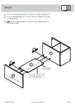 Предварительный просмотр 9 страницы Sauder 211-4724 Assembly Instructions Manual