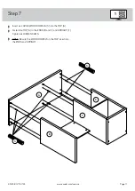 Предварительный просмотр 11 страницы Sauder 211-4724 Assembly Instructions Manual