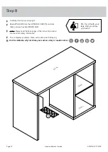 Предварительный просмотр 12 страницы Sauder 211-4724 Assembly Instructions Manual