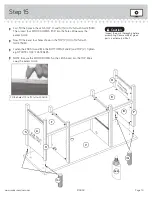 Предварительный просмотр 19 страницы Sauder 394437 Instruction Booklet