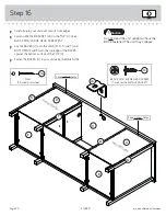 Предварительный просмотр 20 страницы Sauder 394437 Instruction Booklet