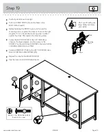 Предварительный просмотр 23 страницы Sauder 394437 Instruction Booklet