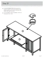 Предварительный просмотр 27 страницы Sauder 394437 Instruction Booklet