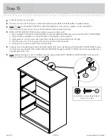 Preview for 20 page of Sauder 401291 Manual