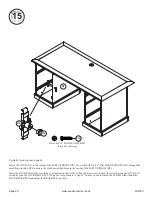 Предварительный просмотр 20 страницы Sauder 402159 Manual