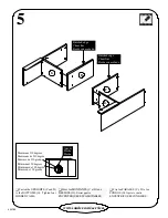 Предварительный просмотр 8 страницы Sauder 403785 Assembly Instructions Manual