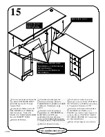 Предварительный просмотр 18 страницы Sauder 403785 Assembly Instructions Manual