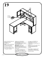 Предварительный просмотр 22 страницы Sauder 403785 Assembly Instructions Manual