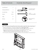 Preview for 2 page of Sauder 403932 Instruction Booklet