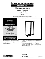 Preview for 1 page of Sauder 404958 Assembly Instructions Manual