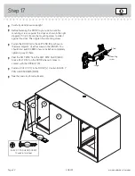 Предварительный просмотр 22 страницы Sauder 408291 Instruction Booklet