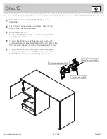 Предварительный просмотр 21 страницы Sauder 408995 Instruction Booklet