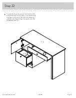 Предварительный просмотр 27 страницы Sauder 408995 Instruction Booklet