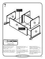 Предварительный просмотр 11 страницы Sauder 409732 Assembly Instructions Manual