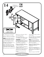 Предварительный просмотр 18 страницы Sauder 409732 Assembly Instructions Manual