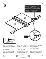 Предварительный просмотр 8 страницы Sauder 409937 Assembly Instructions Manual