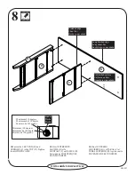 Предварительный просмотр 11 страницы Sauder 409937 Assembly Instructions Manual