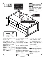 Предварительный просмотр 14 страницы Sauder 409937 Assembly Instructions Manual