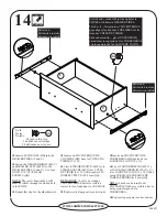 Предварительный просмотр 17 страницы Sauder 409937 Assembly Instructions Manual