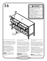 Предварительный просмотр 19 страницы Sauder 409937 Assembly Instructions Manual