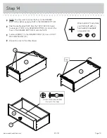 Предварительный просмотр 19 страницы Sauder 410147 Instruction Booklet