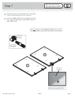 Предварительный просмотр 5 страницы Sauder 410637 Instruction Booklet