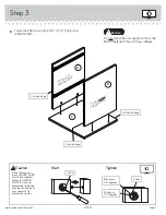 Предварительный просмотр 7 страницы Sauder 410637 Instruction Booklet