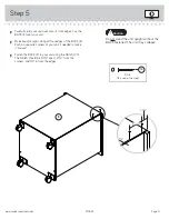 Предварительный просмотр 9 страницы Sauder 410637 Instruction Booklet