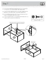 Предварительный просмотр 11 страницы Sauder 410637 Instruction Booklet