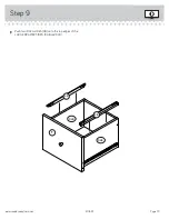 Предварительный просмотр 13 страницы Sauder 410637 Instruction Booklet