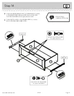 Предварительный просмотр 19 страницы Sauder 411312 Manual