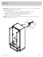 Предварительный просмотр 21 страницы Sauder 411312 Manual