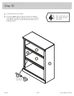 Предварительный просмотр 14 страницы Sauder 411371 Manual