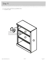 Предварительный просмотр 15 страницы Sauder 411371 Manual