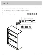 Предварительный просмотр 16 страницы Sauder 411371 Manual