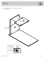 Предварительный просмотр 7 страницы Sauder 411615 Assembly Instructions Manual