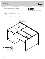 Предварительный просмотр 10 страницы Sauder 411615 Assembly Instructions Manual