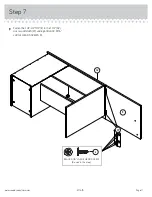 Предварительный просмотр 11 страницы Sauder 411615 Assembly Instructions Manual