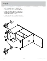 Предварительный просмотр 12 страницы Sauder 411615 Assembly Instructions Manual